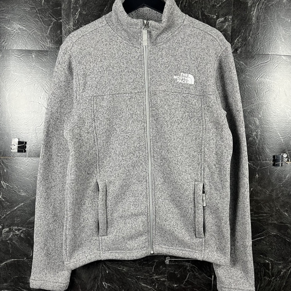The North Face Men's Grey Gordon Lyons Fleece Jacket Small